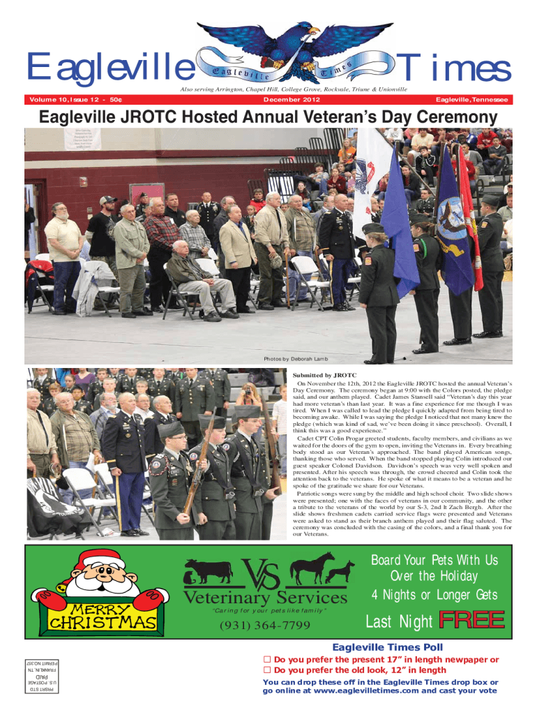 Fillable Online Eagleville, Tennessee (TN) Business, Travel, and Local