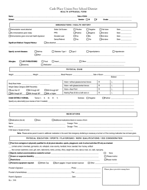 Fillable Online health appraisal form Fax Email Print - pdfFiller