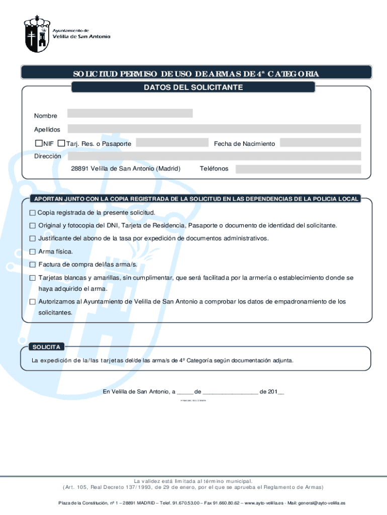 certificado prueba de armas de fuego escopeta c - Compra venta en