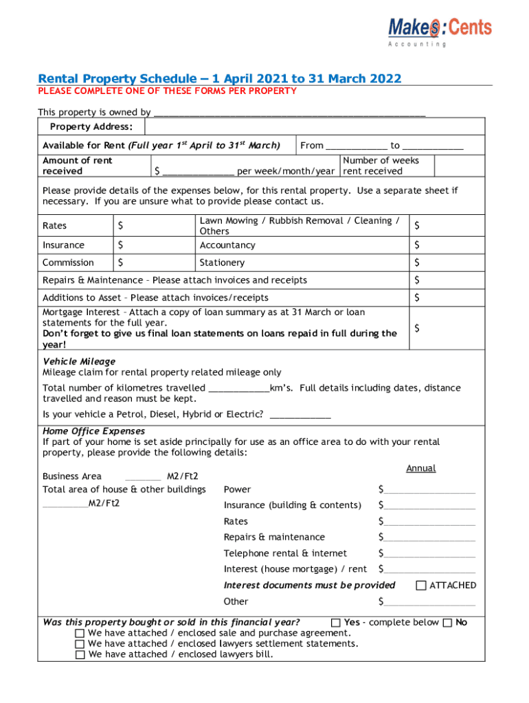 Fillable Online How to Calculate Rental Property Depreciation Fax Email
