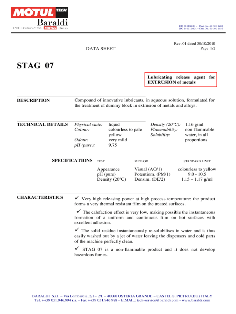 Fillable Online Technical Data sheet ILS SAW BLADE OIL Fax Email Print