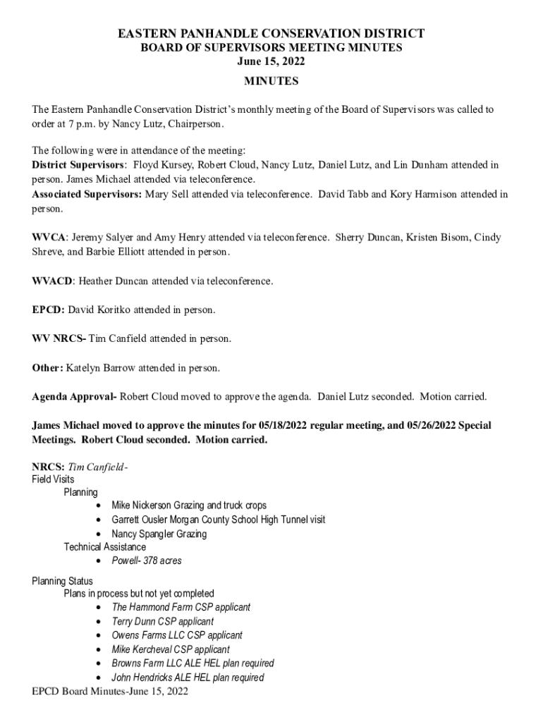 Fillable online nc soil and water conservation district supervisor