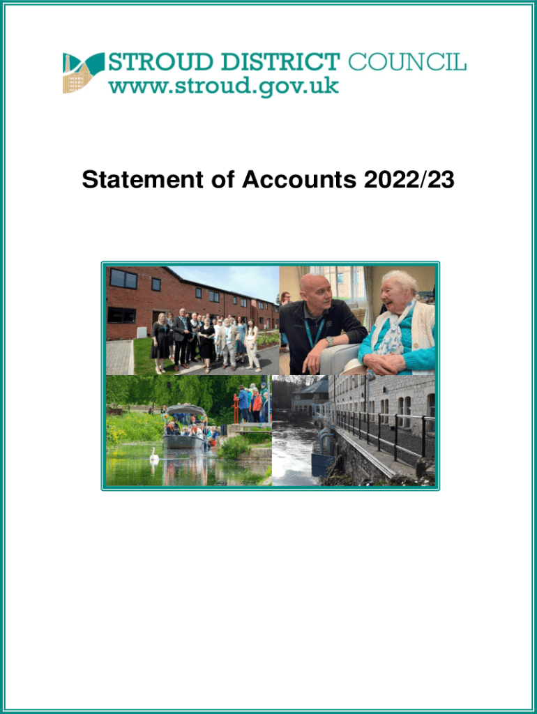 Fillable Online Stroud District Council Statement of Accounts
