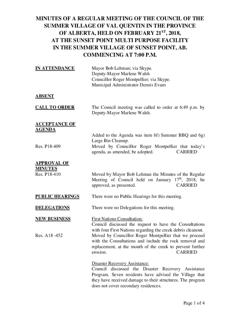 Fillable Online summer villages of lac ste. anne county east Fax Email