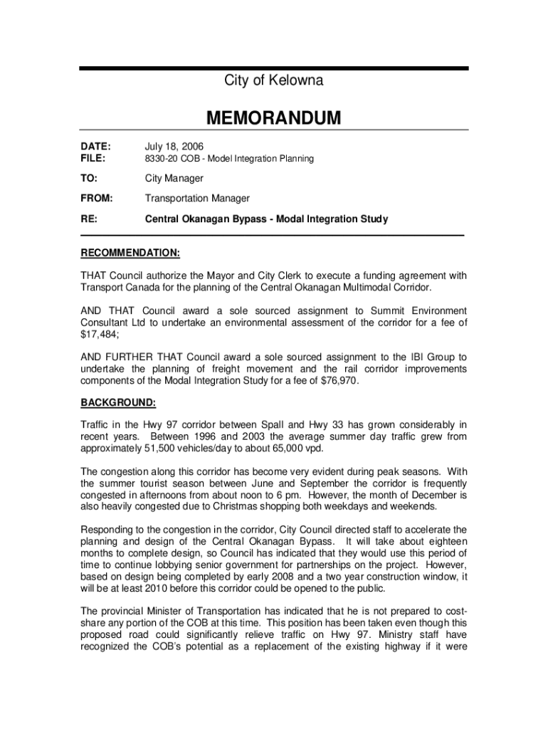 Fillable Online apps kelowna Central Okanagan Integrated Transportation
