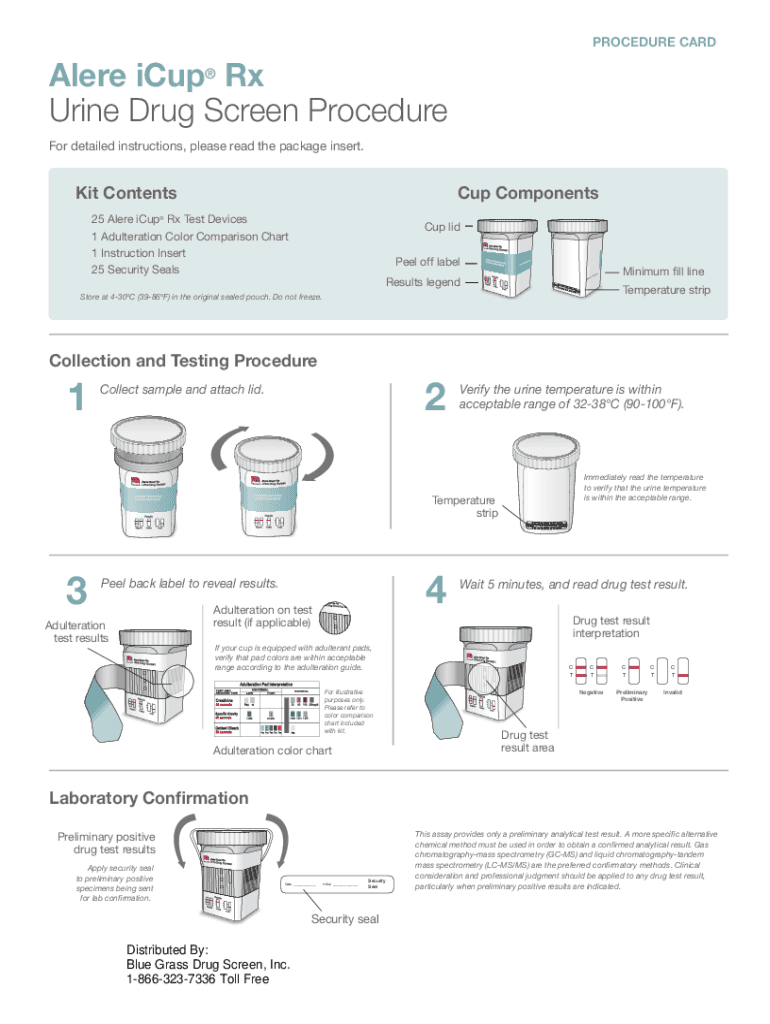 Fillable Online Alere Triage TOX Drug Screen (DS) Product Insert (PI