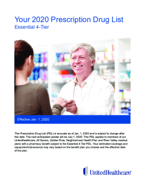 Notices of Changes to the Prescription Drug List