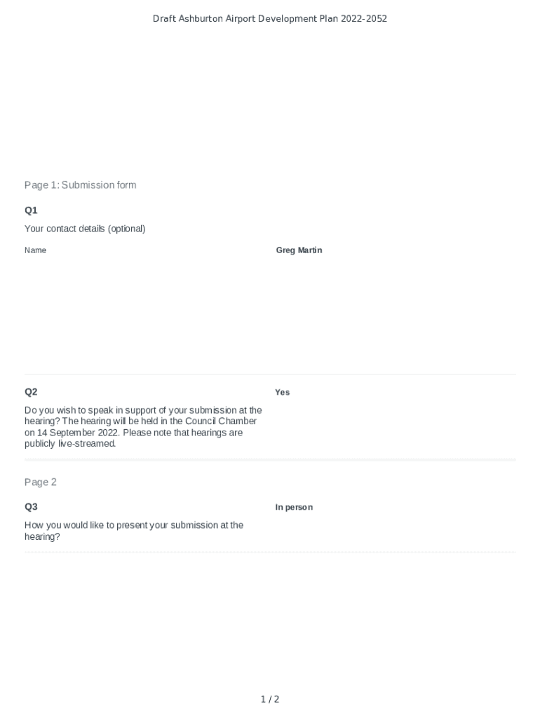 Form preview