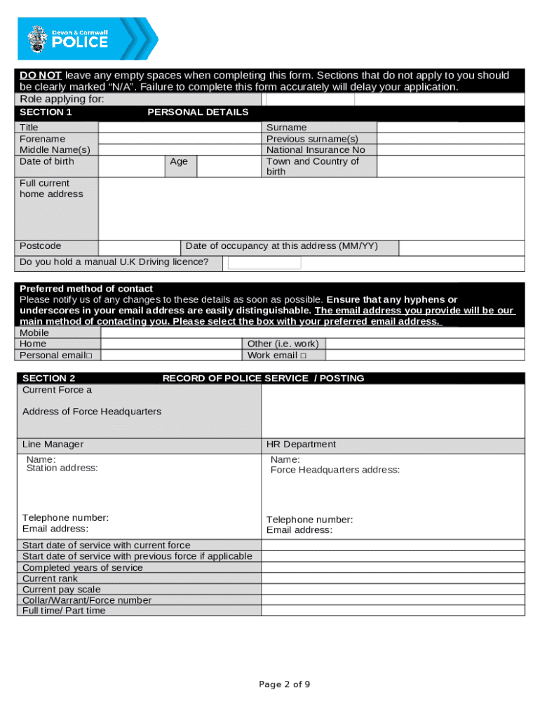 Form preview