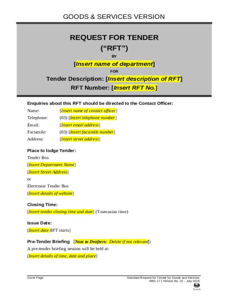 strategicaidrequestfortendertemplate. Doc Template pdfFiller