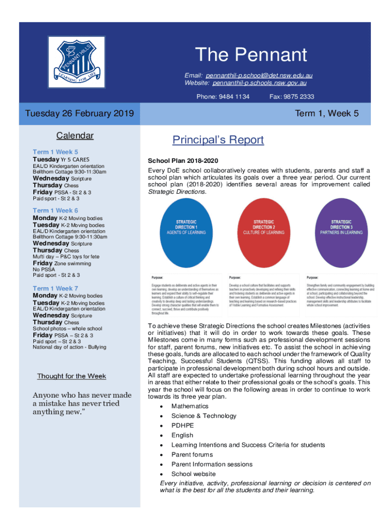 Fillable Online Home WEST PENNANT HILLS PUBLIC SCHOOL Fax Email Print