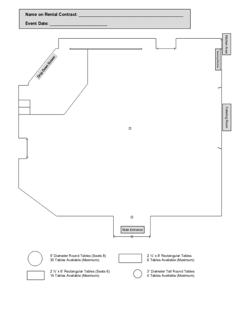 Fillable Online Tech Thursday Banquet Table Layout Generator Ideas Fax