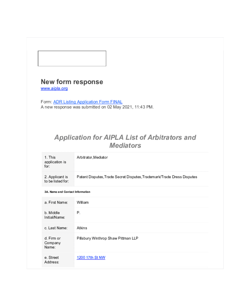 Form preview