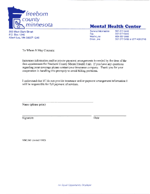 Freeborn County Public Health Notice of Privacy Practices ...