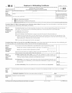 Fillable Online W-4 Form: What It Is &amp; How to Fill It Out in 2023 Fax ...