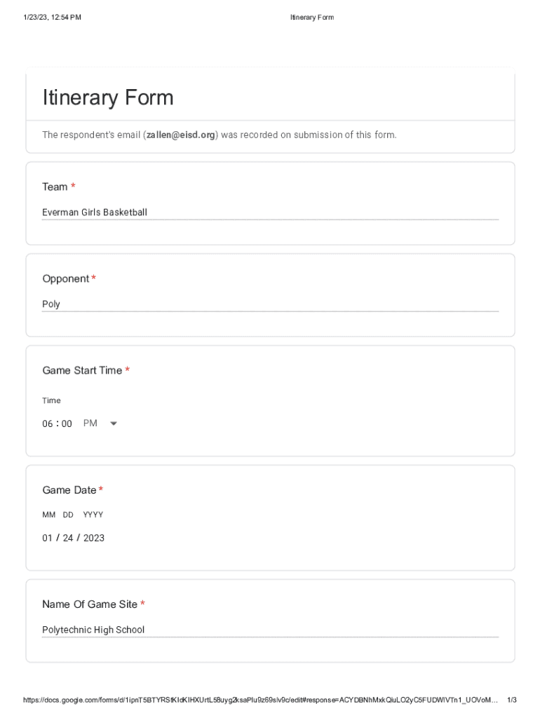 Form preview