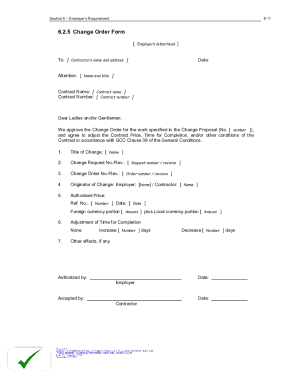 Fillable Online Change of Employment Contract - Sample Letter Fax Email