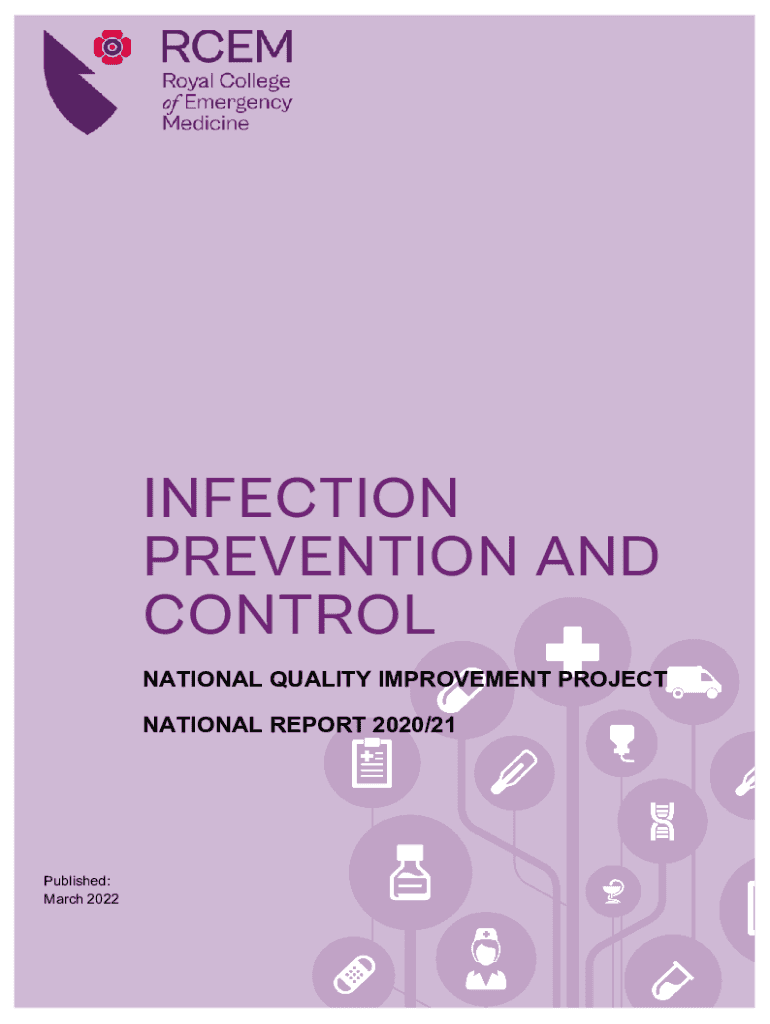 NHS ENGLAND NATIONAL INFECTION PREVENTION AND CONTROL MANUAL NIPCM visual data 8