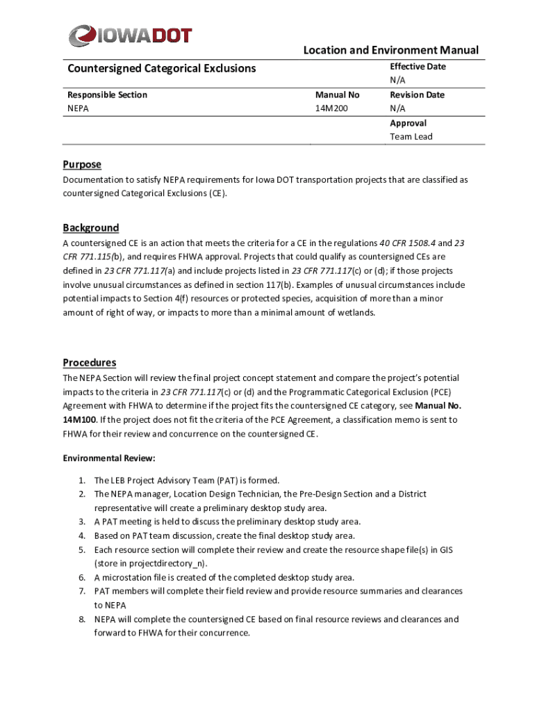 Fillable Online Selected Guidance for NEPA Compliance on DOI Projects ...
