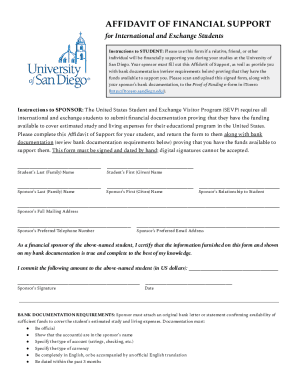 I 865 Affidavit Of Support Form