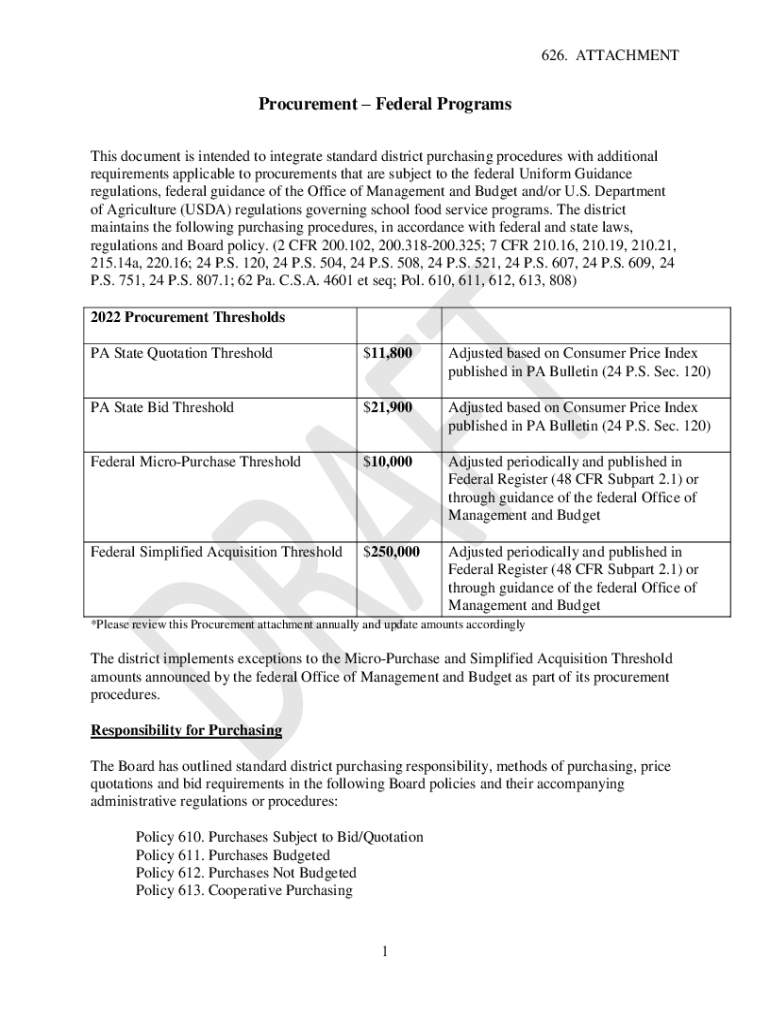Fillable Online UNIFORM GRANT GUIDANCE SAMPLE POLICIES/ Fax Email