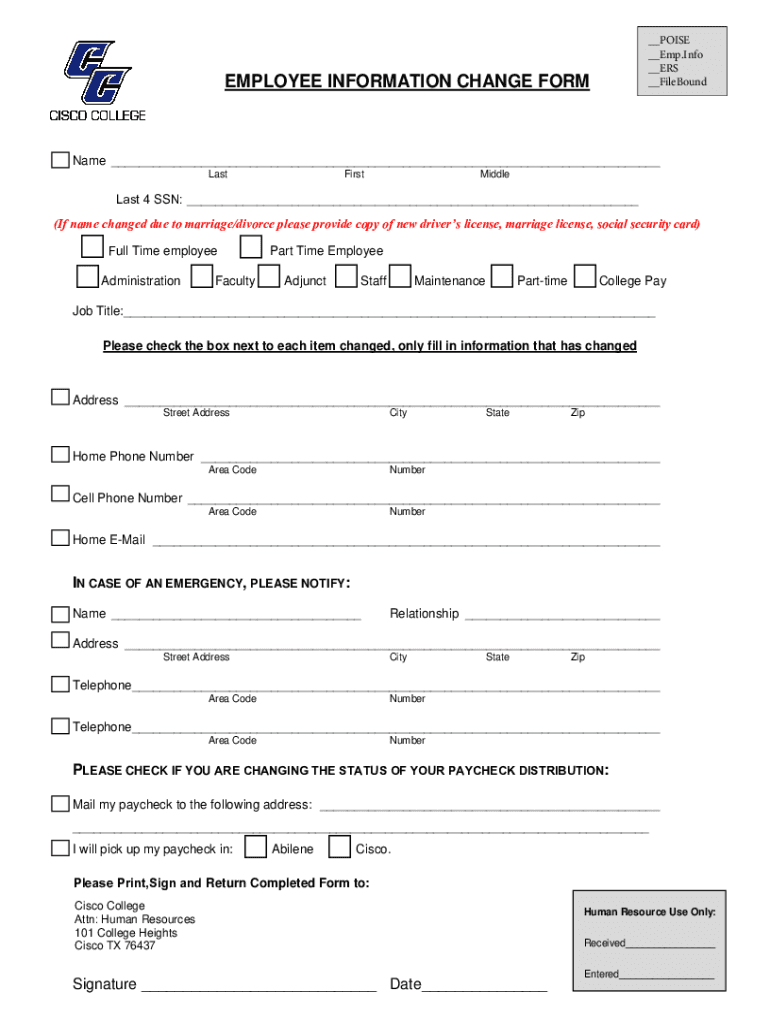 Fillable Online I recently married / divorced how do I change my name