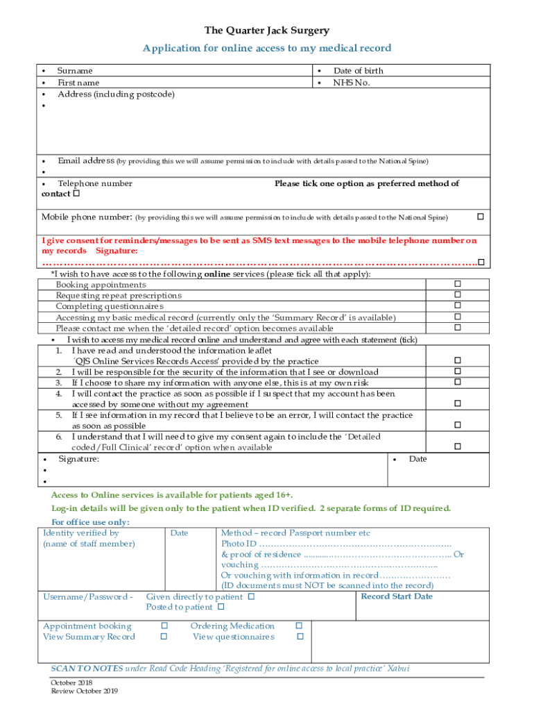 Fillable Online Salaried GPThe Quarter Jack Surgery Fax Email Print pdfFiller