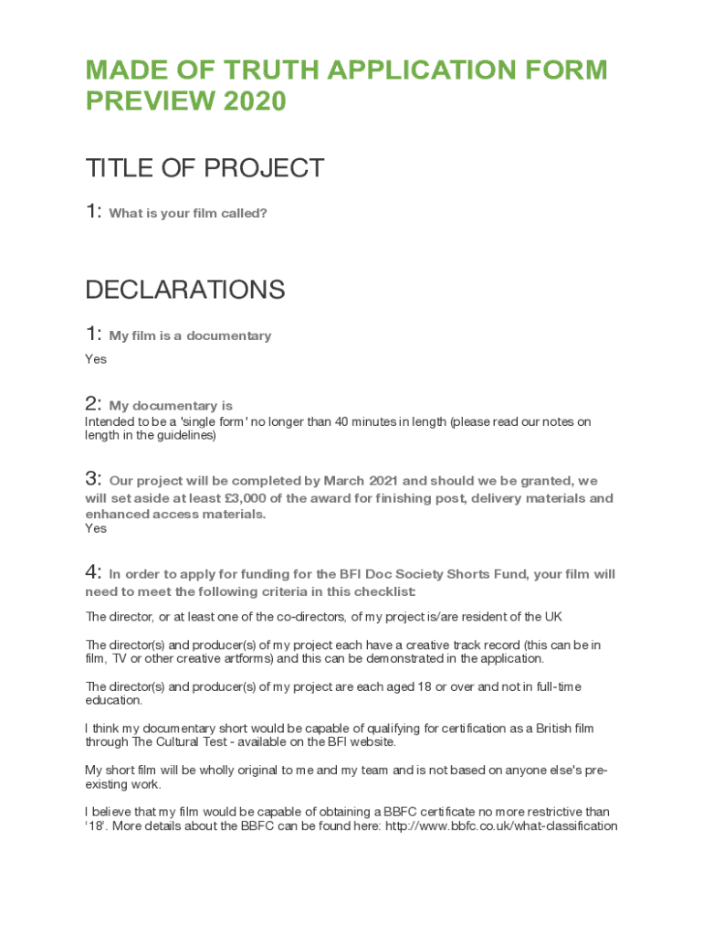 Form preview