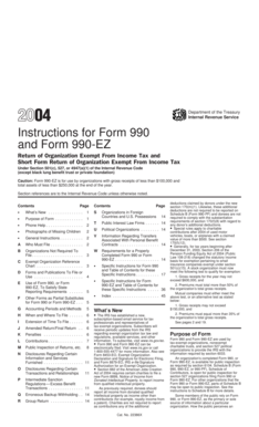 Instructions for Form 990 and Form 990-EZ