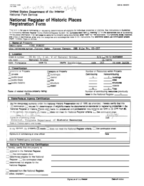 National Register of Historic Places Registration Form