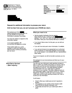 IRS Notice CP01B