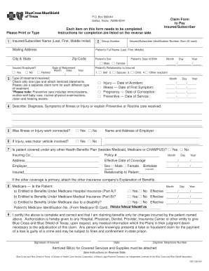 Health Insurance Claim Form