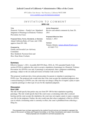 California DV-180 Form