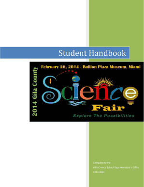 Gila County Regional Science Fair Student Handbook