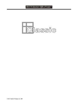 Fillable Online Raco Classic Catalog Raco Interiors Fax