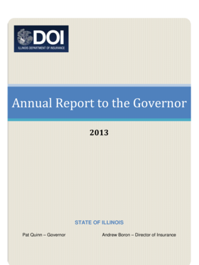 Annual Report to the Governor - Illinois Department of Insurance - insurance illinois