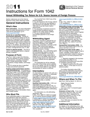 Instructions for Form 1042