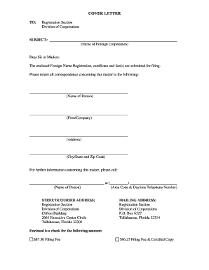 Florida Foreign Corporate Name Registration