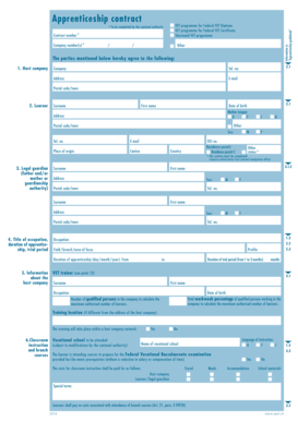 Swiss Apprenticeship Contract