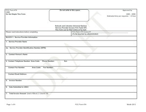 FCC Form 474