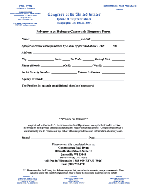 Privacy Act Release Form