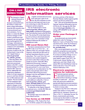 IRS Filing Season Guide