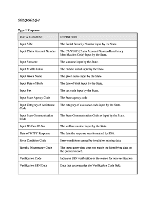 SOLQ/SOLQ-I Response Form