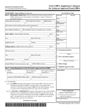 Form I-800A Supplement 3