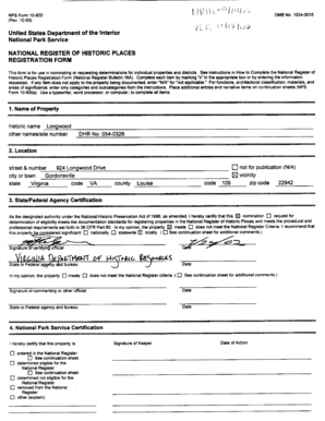 National Register of Historic Places Registration Form