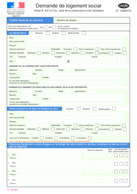 Demande de logement social