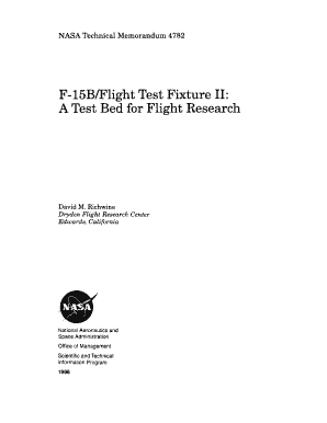 F-15BFlight Test Fixture II A Test Bed for Flight Research - ntrs nasa