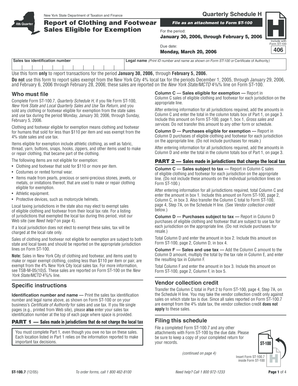 New York State Quarterly Schedule H