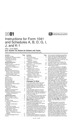 Instructions for Form 1041