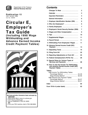 IRS Publication 15 Tax Guide